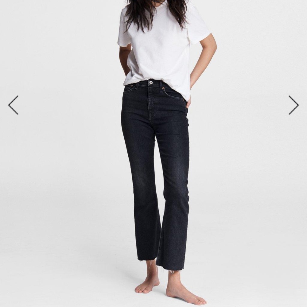 rag & bone High-Rise Flare Jeans (26)